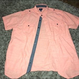 Casual short sleeve button up